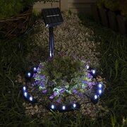  Светильник садовый LUAZON LIGHTING 9146820 на солнечной батарее Обруч, 15 LED, свечение белое 