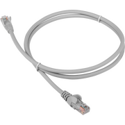  Патч-корд LANMASTER (LAN-PC45/U5E-15-GY) LSZH UTP кат.5e, 15 м, серый 