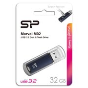  USB-флешка Silicon Power Marvel M02 SP032GBUF3M02V1B 32Gb USB 3.0, Синий 