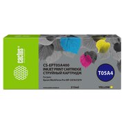  Картридж Cactus T05A4 (CS-EPT05A400) струйный желтый (215мл) для Epson WorkForce Pro WF-C878/C879 