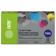  Картридж Cactus 79XL (CS-EPT7904) струйный желтый (24мл) для Epson WorkForce WF-4630 Pro/WF-4640 Pro/WF-5110 Pro 
