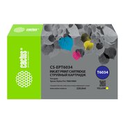  Картридж Cactus T6034 (CS-EPT6034) струйный желт.пигм. (220мл) для Epson Stylus PRO 7880/9880 