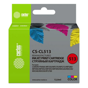  Картридж Cactus CL-513 (CS-CL513) струйный многоцветный (15мл) для Canon Pixma MP240/MP250 