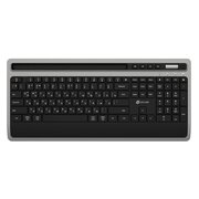  Беспроводная клавиатура OKLICK 860S (1809323) серый/черный USB BT/Radio slim Multimedia (подставка для запястий) 