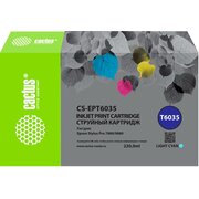  Картридж Cactus T6035 (CS-EPT6035) струйный св.голуб.пигм. (220мл) для Epson Stylus PRO 7880/9880 