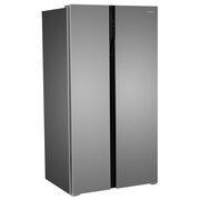  Холодильник HYUNDAI CS6503FV черное стекло 