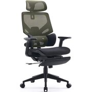  Кресло Cactus CS-CHR-MC01-LGNBK салатовый сиденье черный сетка/ткань с подголов. крестов. пластик подст.для ног 
