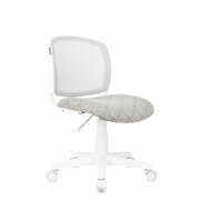  Кресло Бюрократ CH-W296NX/LG/Loft детское светло-серый TW-02 Loft сетка/ткань крестов. пластик пластик белый 