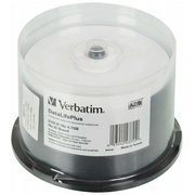  Диск DVD-R Verbatim (43755) 4.7Gb 16x Cake Box (50шт) Printable 
