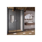  Душевая дверь Ravak Blix Slim BLSDP2-110 X0PMD0300Z1 профиль Черный матовый 