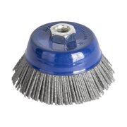  Кордщетка для УШМ ПРАКТИКА 242-649 чашеобразная абразивная 90 мм М14 