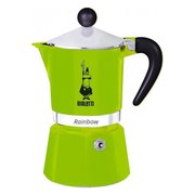  Кофеварка Bialetti Rainbow 0.24л алюминий зеленый (4973) 