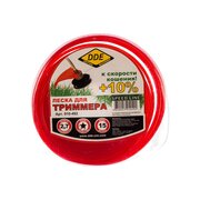  Корд триммерный DDE Speed line 910-492 звезда 2,7ммх15м, красный в блистере 