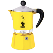 Кофеварка Bialetti Rainbow 0.24л алюминий желтый (4983) 