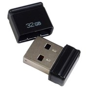  USB-флешка Qumo 32GB NANO QM32GUD-NANO-B Black 