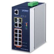  Коммутатор PLANET (IGS-4215-8P2T2S) 8x10/100/1000T 802.3at PoE + 2x100/1000X SFP Managed Switch 
