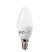  Лампа светодиодная Ресанта LL-R-C37-6W-230-4K-E14 