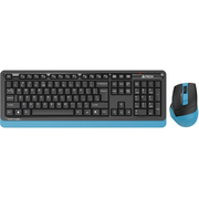  Клавиатура + мышь A4Tech Fstyler FG1035 (FG1035 Navy blue) клав черный/синий мышь черный/синий USB беспроводная Multimedia 
