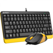  Клавиатура + мышь A4Tech Fstyler F1110 (F1110 Bumblebee) клав черный/желтый мышь черный/желтый USB Multimedia 
