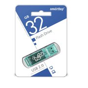  USB-флешка Smartbuy 32Gb Glossy series Green SB32GBGS-G 