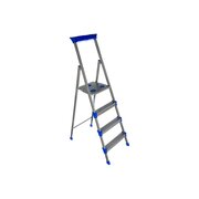  Стремянка Ника СМ4 стальная, 4 широких ступеней, с лотком для инструмента 