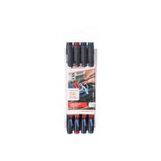  Набор маркеров для маркировки кабелей Edding E-8407#4S 0.3мм/черный,красный,зеленый,синий 
