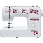  Швейная машина Janome HomeDecor 2077 белый/цветы 