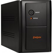  ИБП ExeGate EP285527RUS SpecialPro UNB-2200.LED.AVR.EURO.RJ.USB (2200VA/1300W, LED, AVR, 4 евророзетки, RJ45/11, USB, Black) 