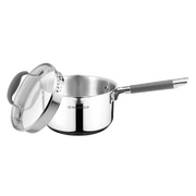  Ковш MAUNFELD Laura МSP16S08GR из нерж со стекл. крышкой, 16см, 1,6л 