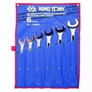  Набор ключей комбинированных KING TONY 1296MRN 34-50 мм, чехол из теторона, 6 предметов 