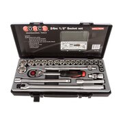  Набор головок Force 4243 1/2 10-32mm SL 24 предмета 