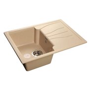  Мойка GranFest Quadro GF-Q-650L бежевый 