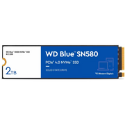  SSD WD Blue SN580 WDS200T3B0E NVMe, 2000GB, M.2(22x80mm), PCIe 3.0 x4, 3D TLC, R/W 3500/3500MB/s, IOPs 600 000/600 000, TBW 9 