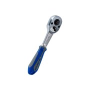  Ключ трещотка KING TONY 2771-55G 1/4", 134 мм, 24 зубца, флажковая с кнопкой, фиксатор 