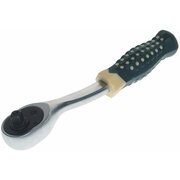  Ключ трещотка ROCKFORCE RF-802222 (17875) реверсивная усиленная изогнутая с резиновой ручкой 1/4 