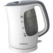  Чайник Starwind SKG3025 2.5л. белый/серый 