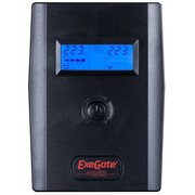  ИБП ExeGate EP212515RUS Power Smart ULB-600 LCD (600VA, Black, 2 евророзетки, USB) 