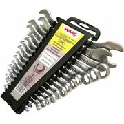  Набор ключей комбинированных и рожковых WMC Tools WMC-5199 16пр 6х7,8х9,10-19,22,24,27х30,32х36мм 