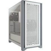  Корпус Corsair 4000D Airflow TG CC-9011201-WW белый/серый без БП ATX 4x120mm 4x140mm 1xUSB3.0 audio bott PSU 