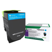  Картридж Lexmark 71B5HC0 3500 стр. голубой для CS417dn, CS517de, CX417dn,CX517de 