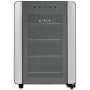  Винный шкаф Kitfort КТ-2402 черный/серебристый 