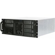  Корпус Procase RE411-D6H8-E-55 4U server case,6x5.25+8HDD,черный,без блока питания,глубина 550мм,MB EATX 12"x13" 