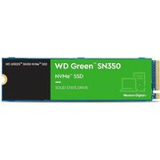  SSD WD SN350 WDS250G2G0C Green NVMe 250GB, M.2(22x80mm), PCIe 3.0 x4, 3D TLC, R/W 2400/900MB/s, IOPs 160 000/150 000, TBW 40 