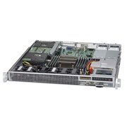  Корпус SuperMicro CSE-514-R407W 1U, Support WIO MB, max MB size 12.3" x 13" and Proprietary MB 8" x 13", Up to 2 x 2.5" fixed with bracket, 400W 