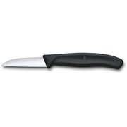  Нож кухонный Victorinox Swiss Classic (6.7303) стальной разделочный лезв.60мм прямая заточка черный без упаковки 
