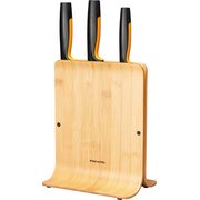  Набор ножей кухон. Fiskars Functional Form (1057553) компл.3шт с подставкой дерево/черный 