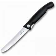  Нож кухонный Victorinox Swiss Classic (6.7803) стальной для овощей лезв.110мм прямая заточка черный 