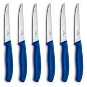  Набор ножей кухон. Victorinox Swiss Classic (6.7232.6) компл.6шт синий подар.коробка 