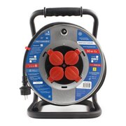  Удлинитель Power Cube PC44803 на металлической катушке IP44 16А 50м резина 325мм2 4 розетки с/з 