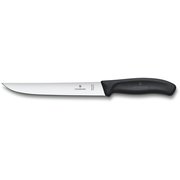  Нож кухонный Victorinox Swiss Classic (6.8103.18B) стальной разделочный лезв.180мм прямая заточка черный блистер 